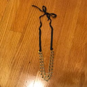 Ribbon Tie Navy Crewcuts Necklace